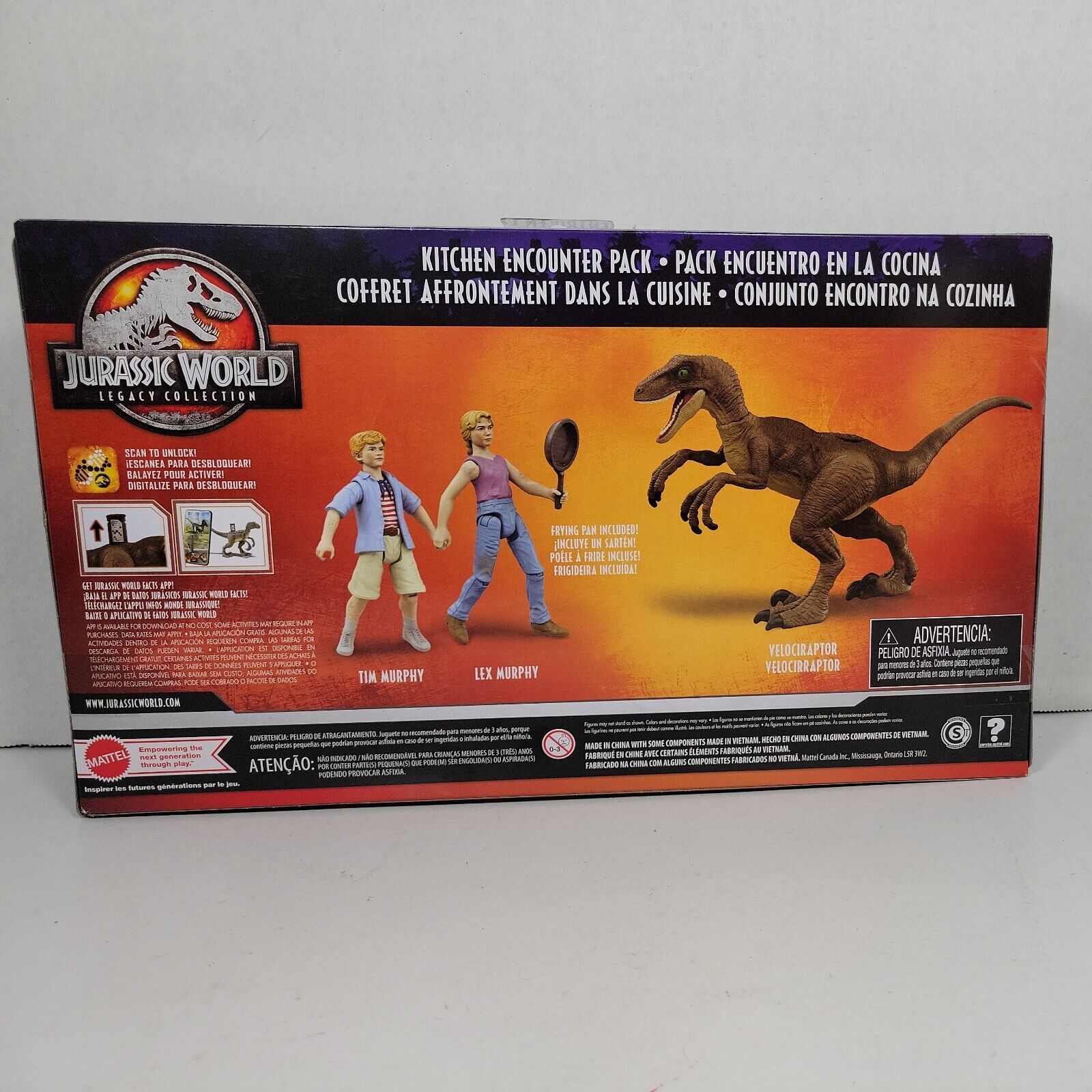 Jurassic World Kitchen Encounter Pack Dinosaur Toy