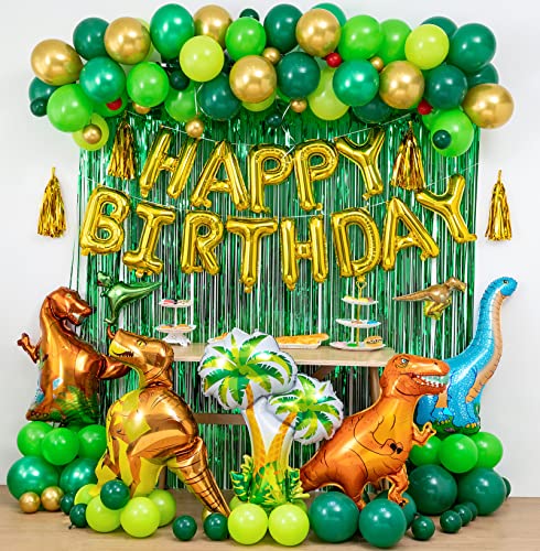 Dinosaur Birthday Party Decorations Kit: Arch, Balloons & more