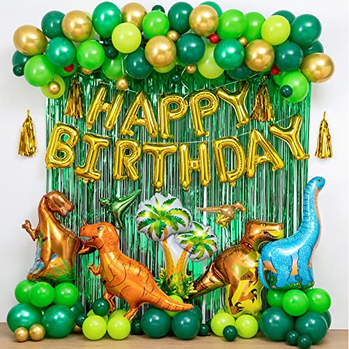 Dinosaur Birthday Party Decorations Kit: Arch, Balloons & more