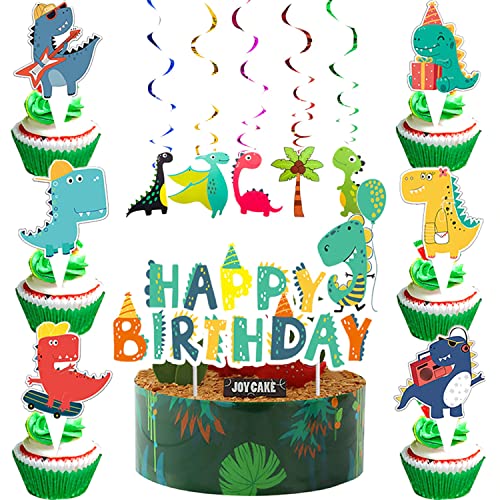 Dinosaur Birthday Party Supplies - 104 Pcs Set