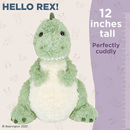 Bearington Rex, T-Rex Plush, Dinosaur Stuffed Animal, 12 Inch