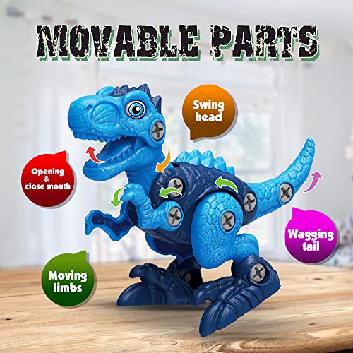 Dino Take Apart Toys with Electric Drill