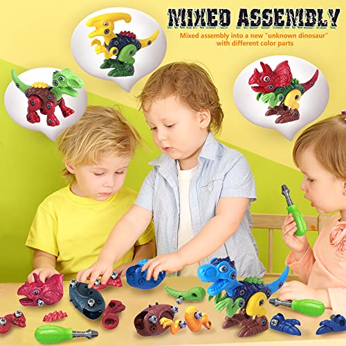 Dino Take Apart Toys with Electric Drill