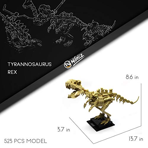 Nifeliz Dinosaur Fossils Building Kit (Tyrannosaurus Rex, 523pcs)