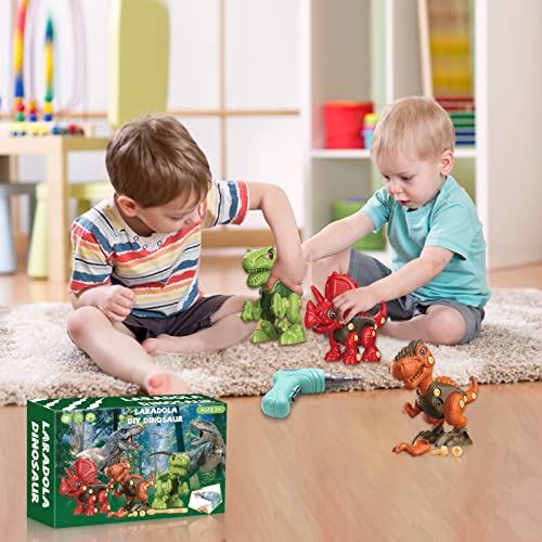 Dinosaur Construction Toys with Electric Drill for Kids