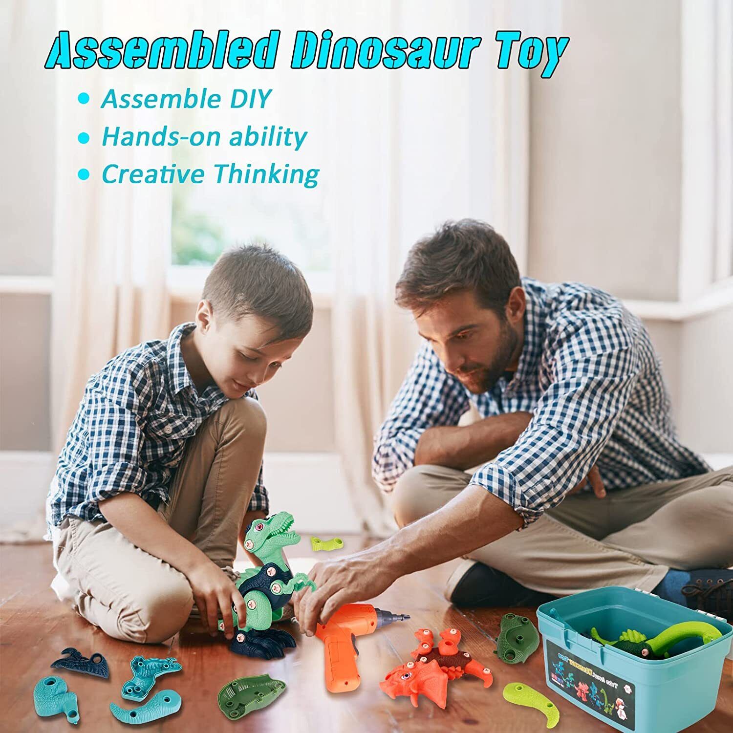 Dino Construction Set for Kids 3-8