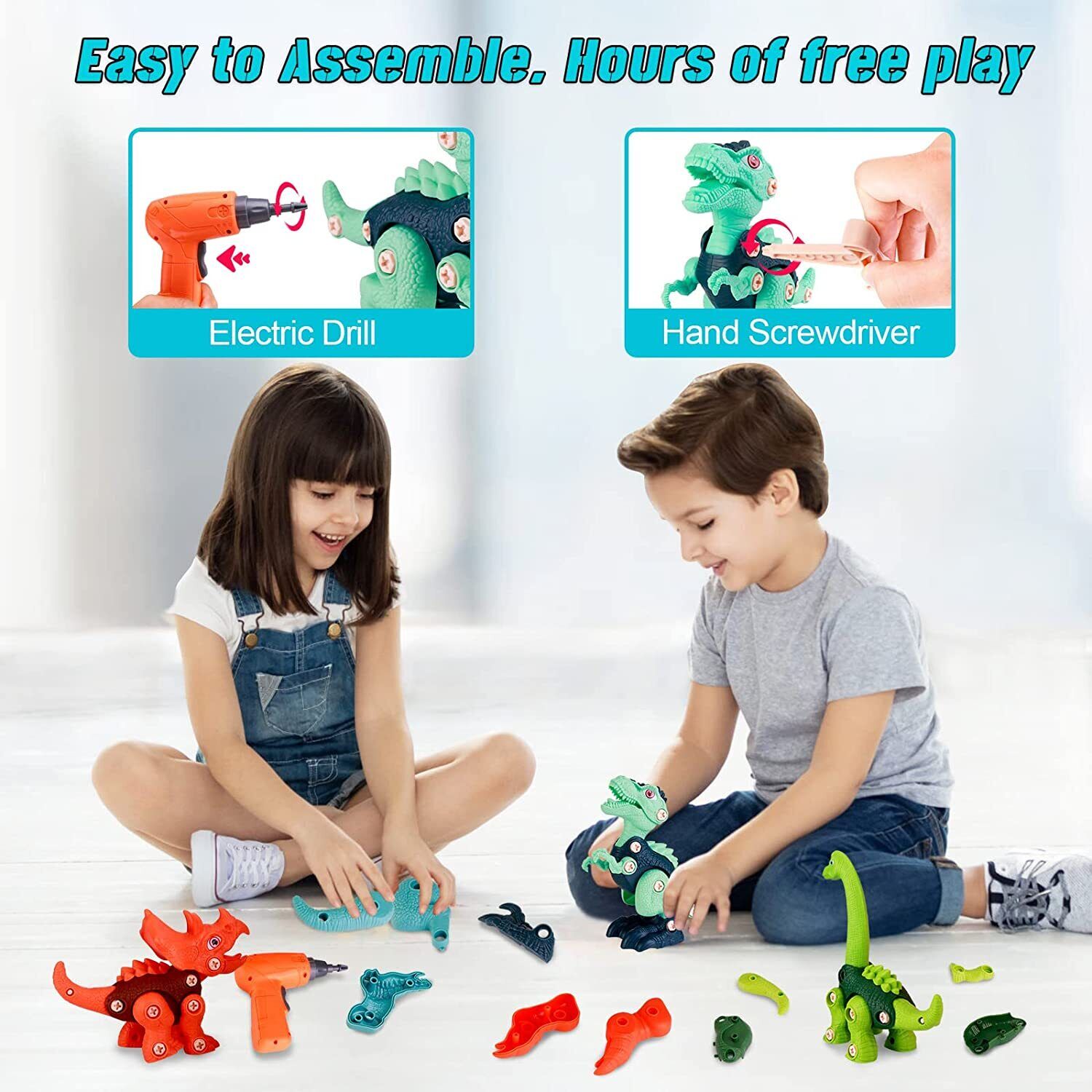 Dino Construction Set for Kids 3-8