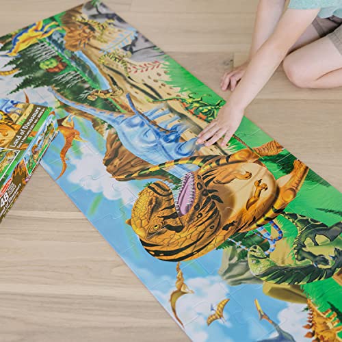 48-Piece 4ft Long Dinosaur Floor Puzzle