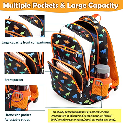 BLUEFAIRY Dino Backpack 17" for Kids