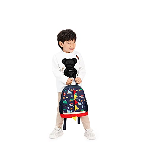 LESNIC Kids Dinosaur Backpack with Leash, Buckles in the Front, CPC Certified Medium Rucksack for 1-6 Years Old Boys & Girl, Dinosaur Rucksack Toddler Kids Bag 25 10 30.3cm/10 4 12in
