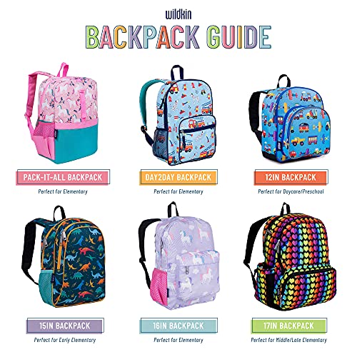 Dino-themed Children's Backpack with Padded Strap & Back