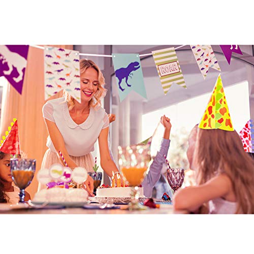 Dinosaur Party Hats - DIY Craft Kit, 20pcs