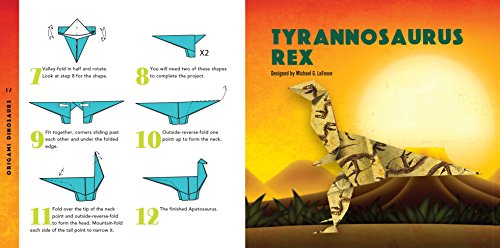 Dino Origami Kit: 20 Projects & 2 Books
