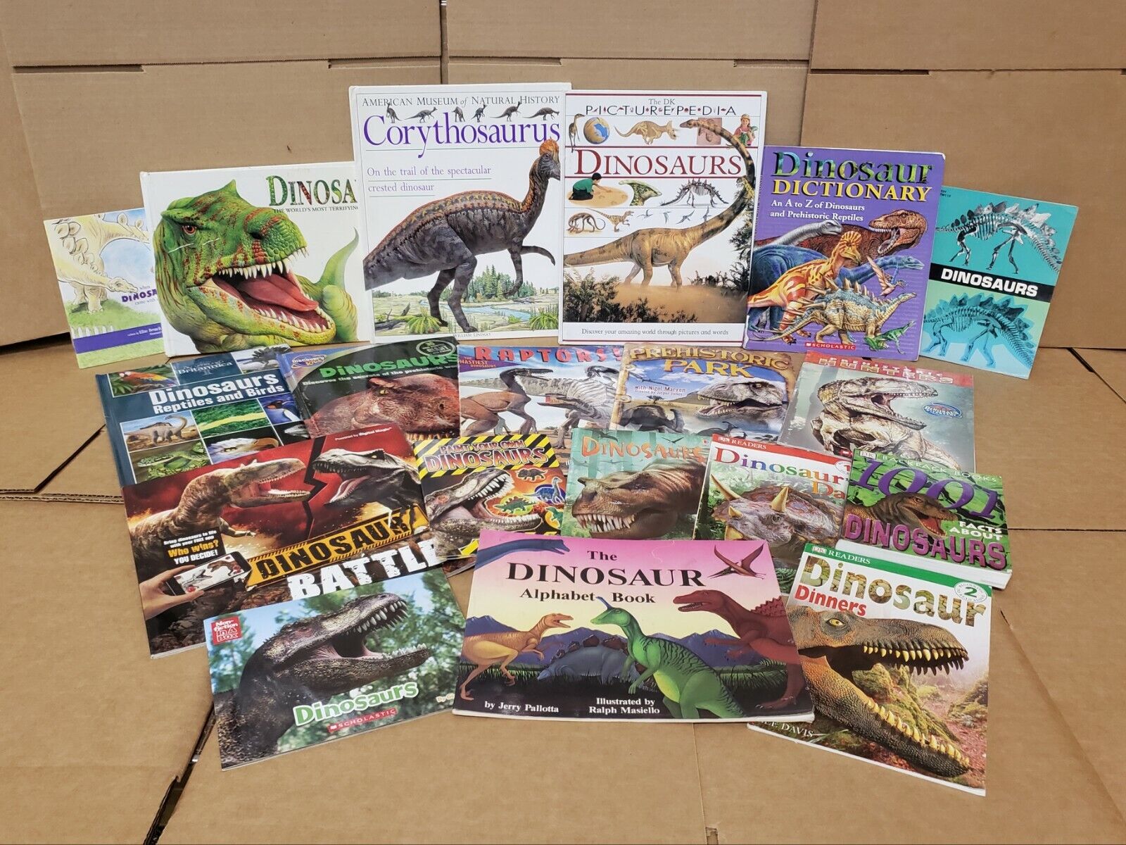 10 Educational Dinosaur Mammal Books (Random)