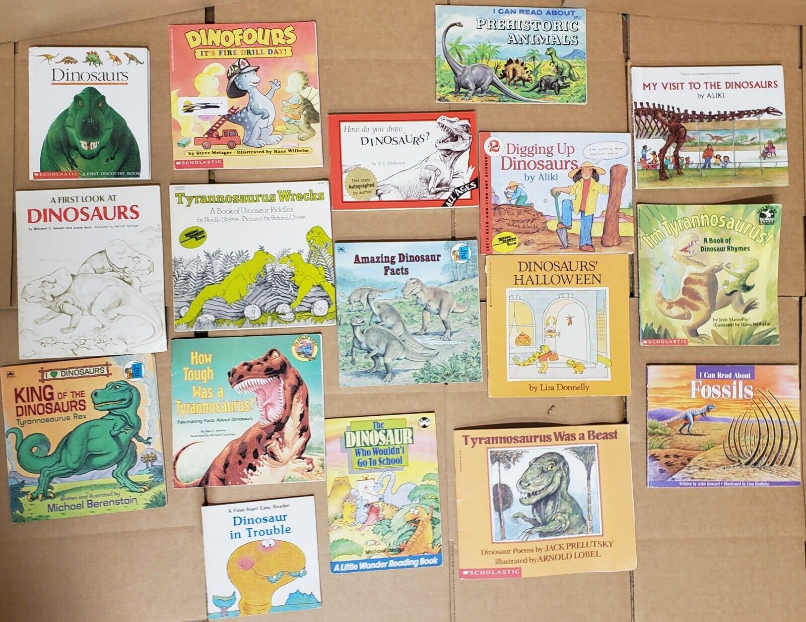 10 Educational Dinosaur Mammal Books (Random)