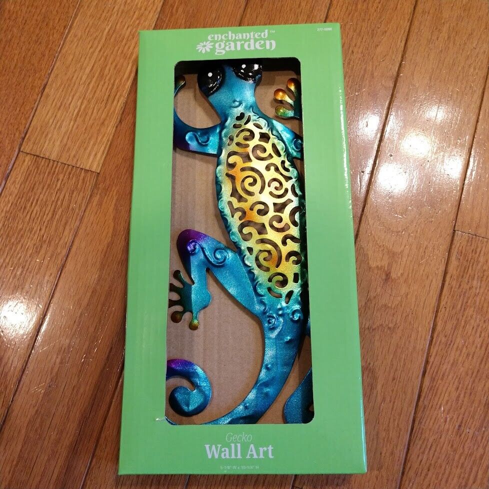 10" Metal Dinosaur Wall Art - Home Decor