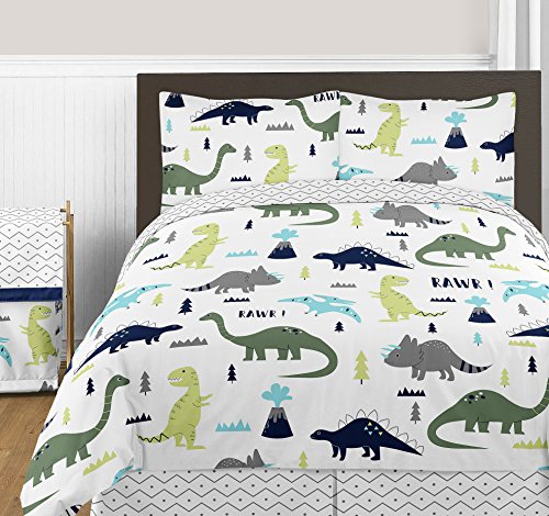 Modern Dinosaur Accent Throw Pillows - Set of 2