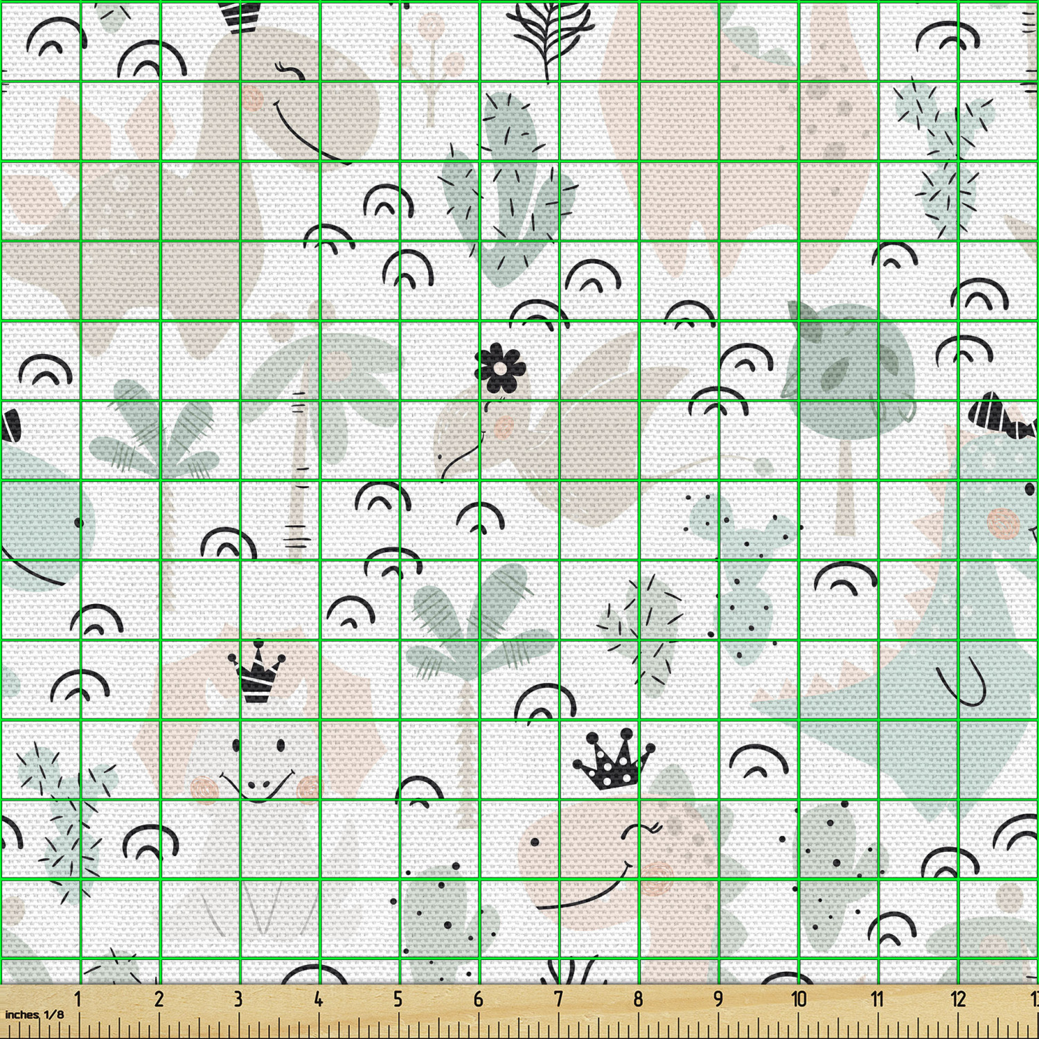 Dinosaur Print Fabric for Home Decor
