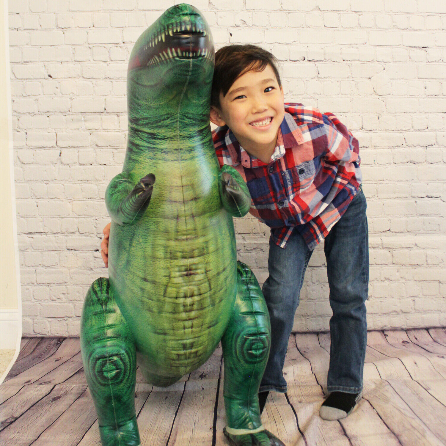 37" Inflatable T-Rex for Dinosaur Pool Party