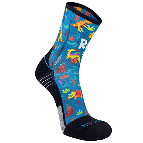 Dinosaur-themed Moisture Wicking Running Socks