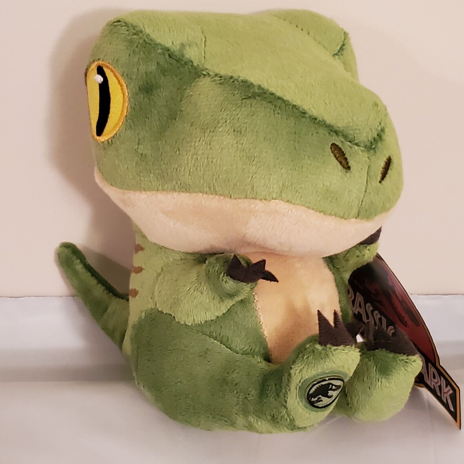 Jurassic Park World Plush Green Velociraptor Dinosaur 6” Dominion 2022 NEW 