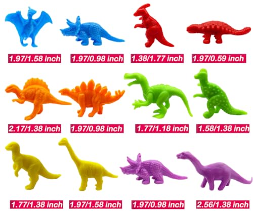 Dinosaur Figurines with Trees Set for Kids