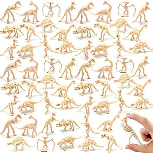 60 Pack Dinosaur Fossil Skeleton Toys