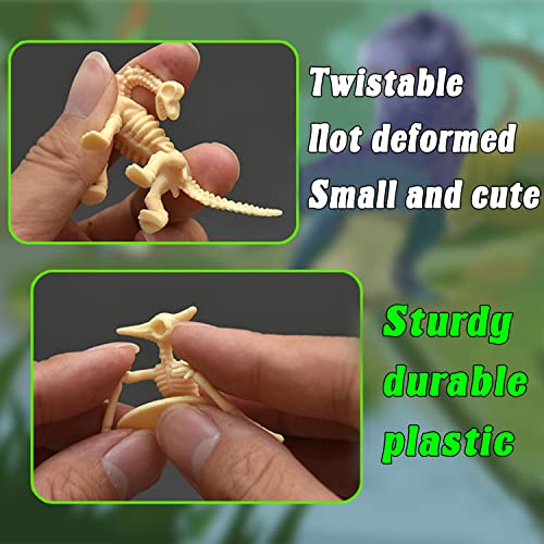60 Pack Dinosaur Fossil Skeleton Toys