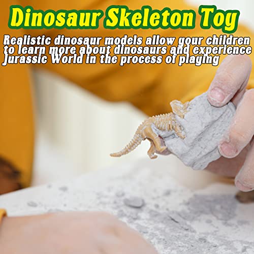 60 Pack Dinosaur Fossil Skeleton Toys