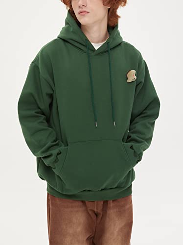 Aelfric Eden Men’s Cute Cartoon Dinosaur Hoodie Streetwear Graphic Hoodies Hooded Sweatshirt Pullover Hip Hop Fashion Hoodies Unisex