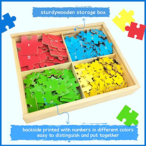 Dinosaur Wooden Puzzles for Ages 4-8