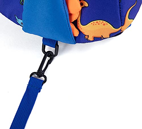 Dinosaur Backpack with Safety Leash for Toddlers