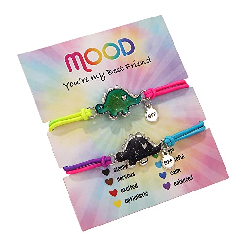Color Changing Dinosaur Mood Bracelet with Card