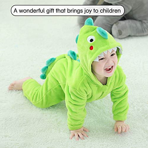 Green Dinosaur Onesie for Toddlers & Kids