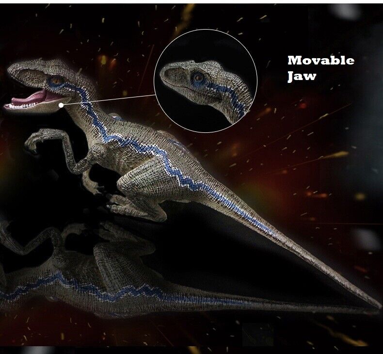 Realistic Jurassic Velociraptor Dino Toy for Kids