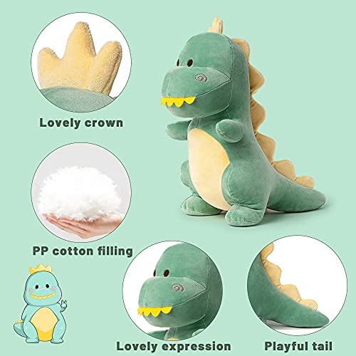Cute 12" Green Dinosaur Plush Toy