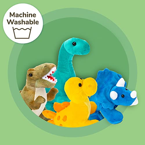 Dinosaur Plush Toys for Boys and Girls - 4 Pack