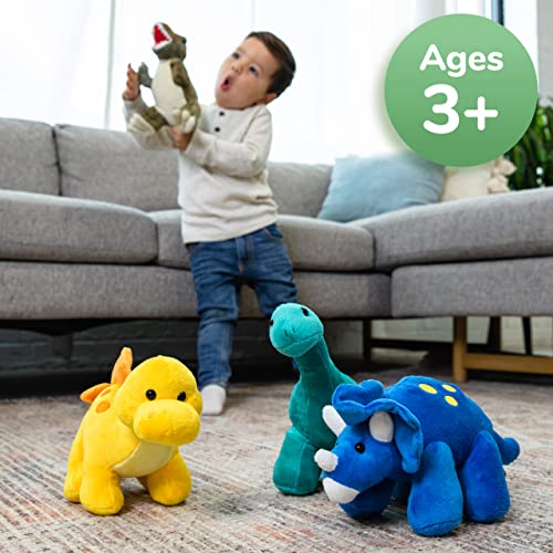 Dinosaur Plush Toys for Boys and Girls - 4 Pack