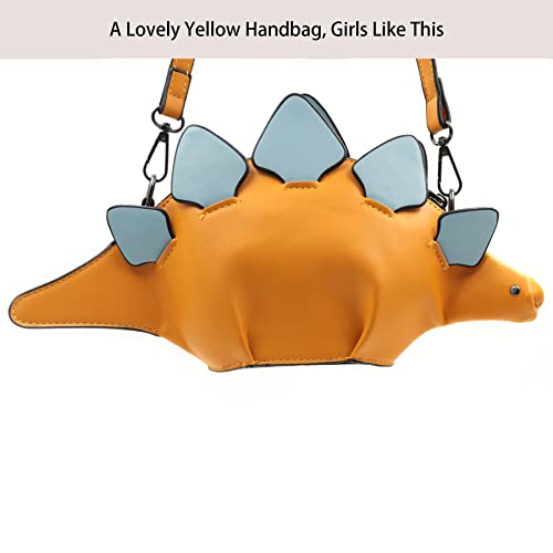 Yellow Stegosaurus CrossBody Bag for Girls/Ladies