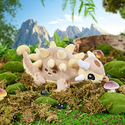 Yellow Baby Ankylosaurus Stuffed Plush Toy