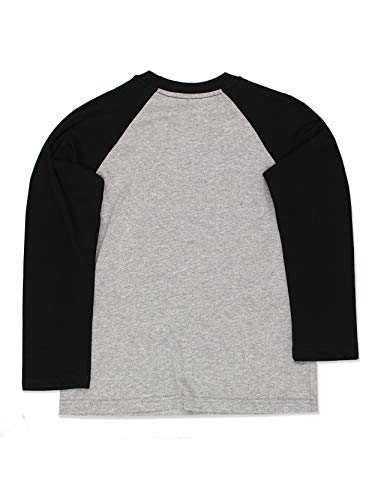 LEGO Jurassic World Dinosaur Boys Girls Long Sleeve T-Shirt Tee (7-8, Gray)