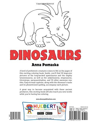 Dinosaurs (Dover Coloring Books)