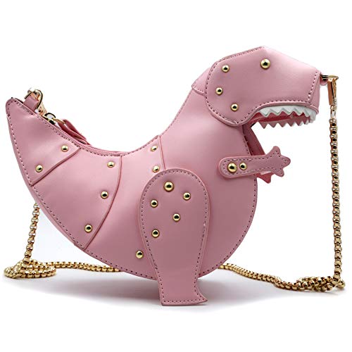 Pink T-Rex CrossBody Purse for Women/Girls