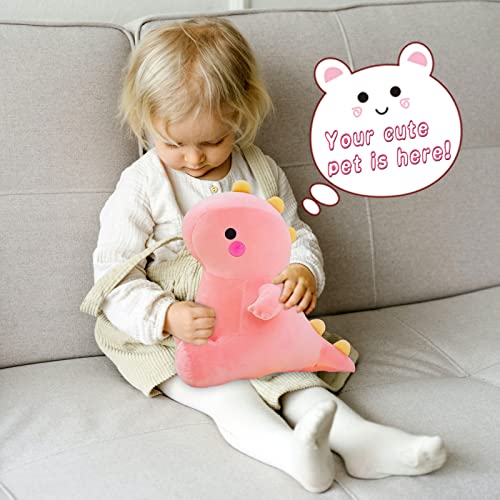 Soft Dinosaur Plush Toy for Kids, 8in