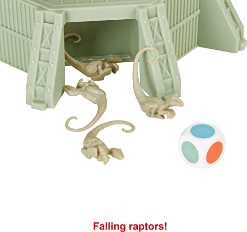 Jurassic World Dominion Game with Velociraptor Toys