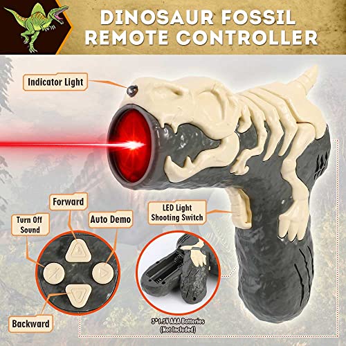 Remote Control Walking Dinosaur Toy with Lights