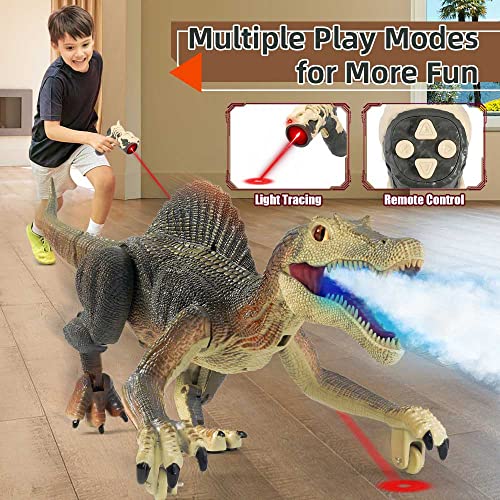 Remote Control Walking Dinosaur Toy with Lights