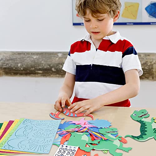 Dinosaur Foam Sticker Crafting Kit for Kids