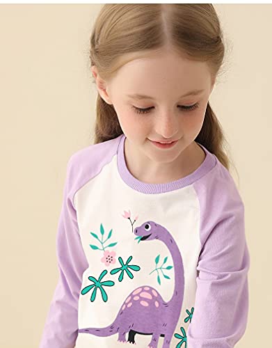 Girls Dinosaur Pajama Set - Long Sleeve