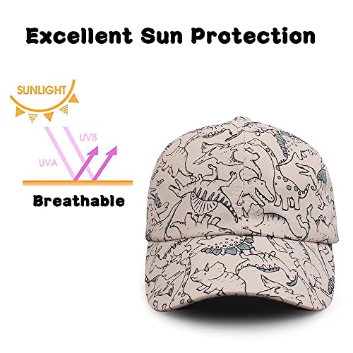 Waterproof Dinosaur Baseball Cap for Kids